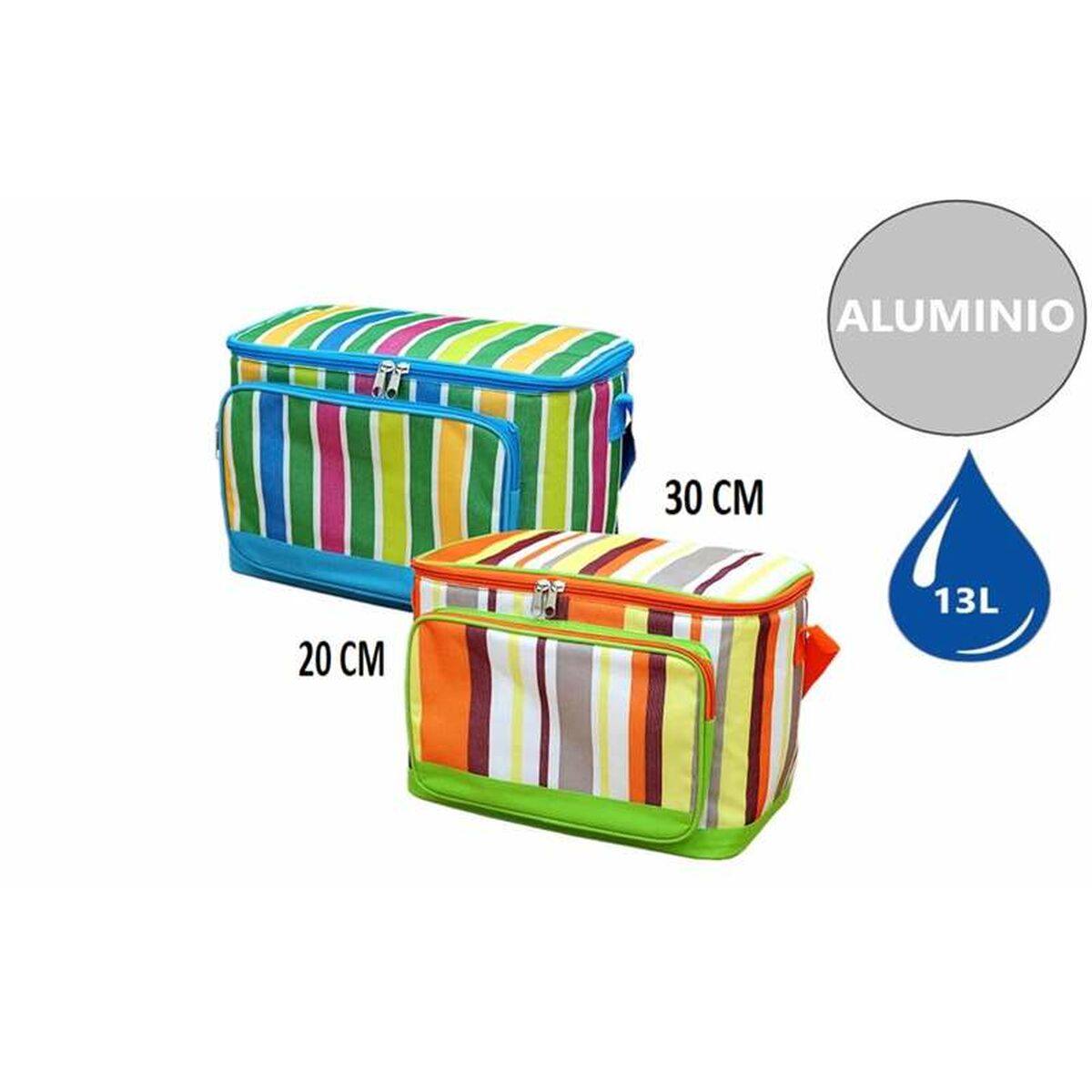 Bärbar kyl Montesca PVC Aluminium 30 x 19 x 2 cm - 4