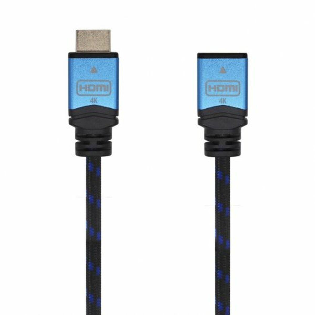 Kabel HDMI Aisens A120-0452 Svart Svart/Blå 1 m - 2