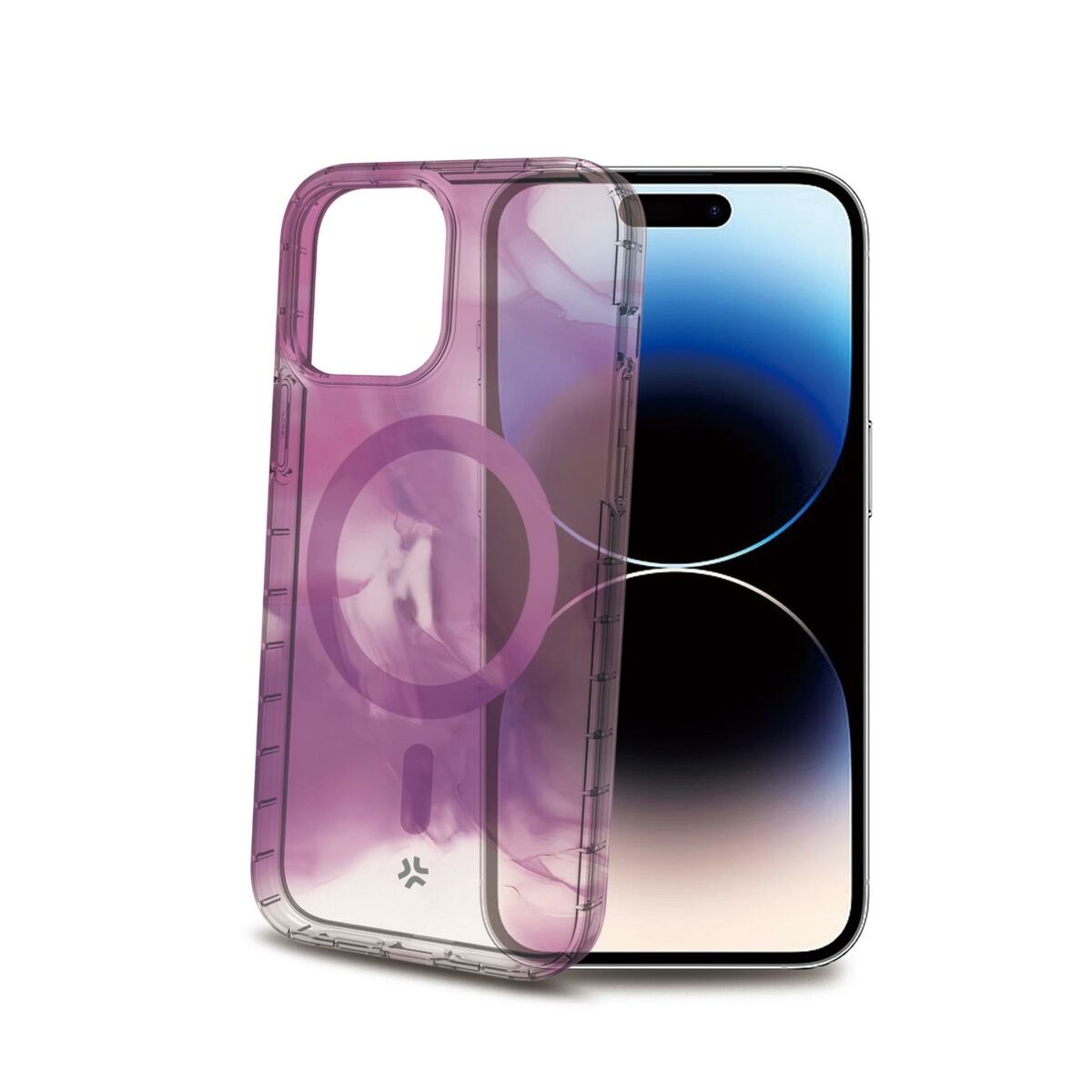 Mobilfodral Celly iPhone 15 Pro Purpur Transparent - 2