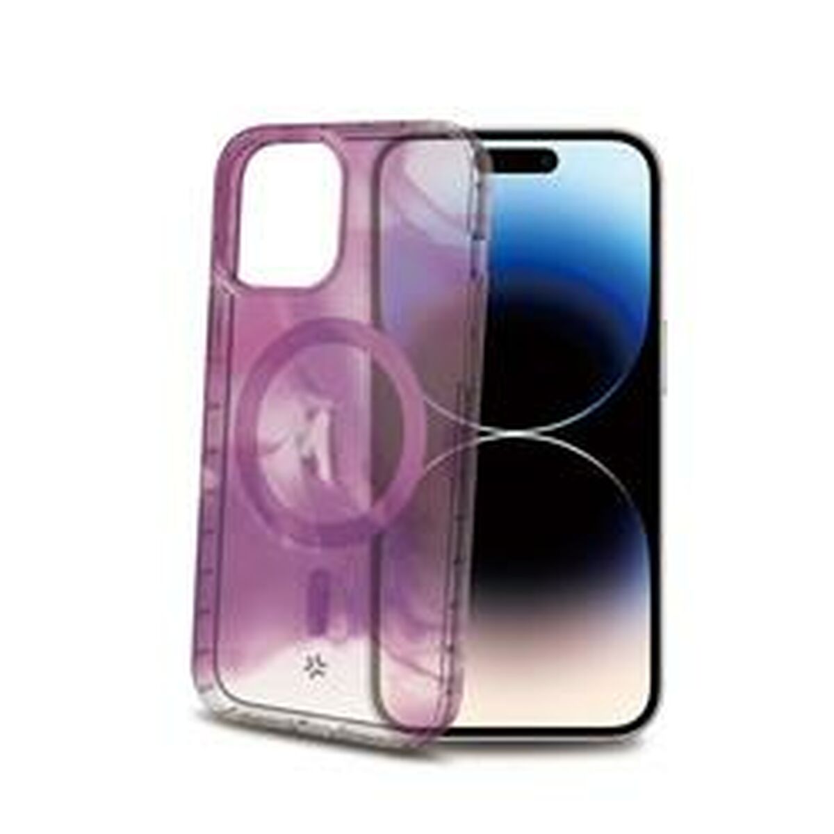 Mobilfodral Celly iPhone 15 Pro Purpur Transparent