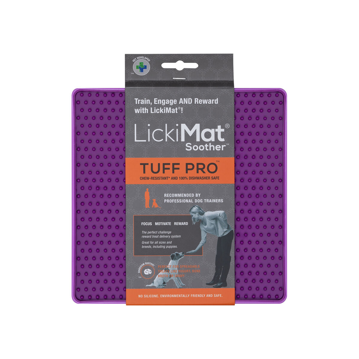 Hundmatare Lickimat Purpur polypropen TPR