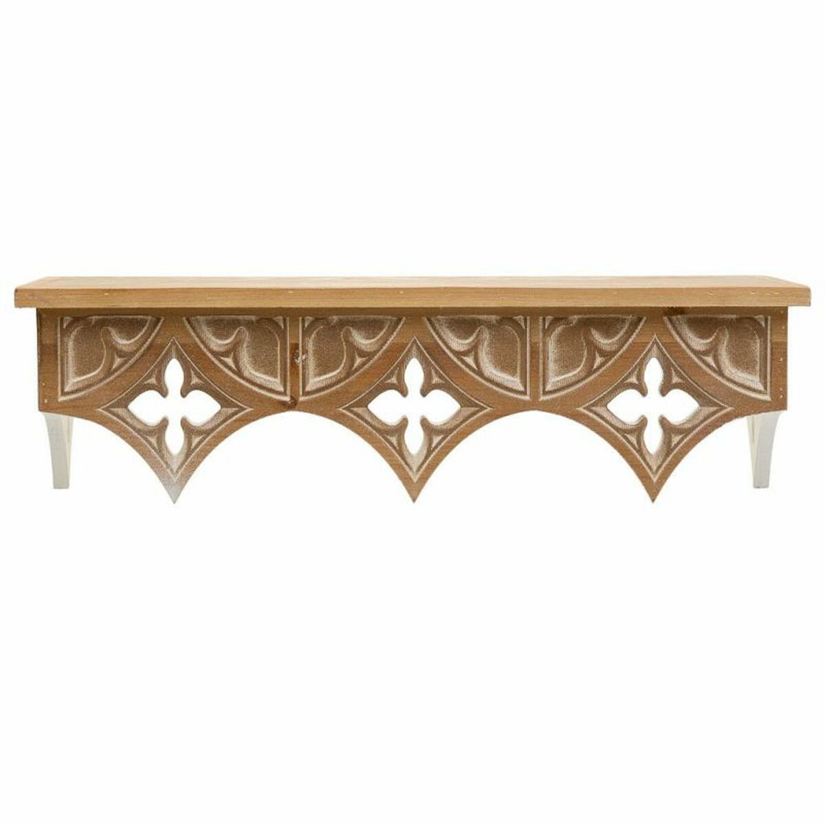 Hyllor Alexandra House Living Brun Granträ Trä MDF 18 x 17 x 60 cm - 2