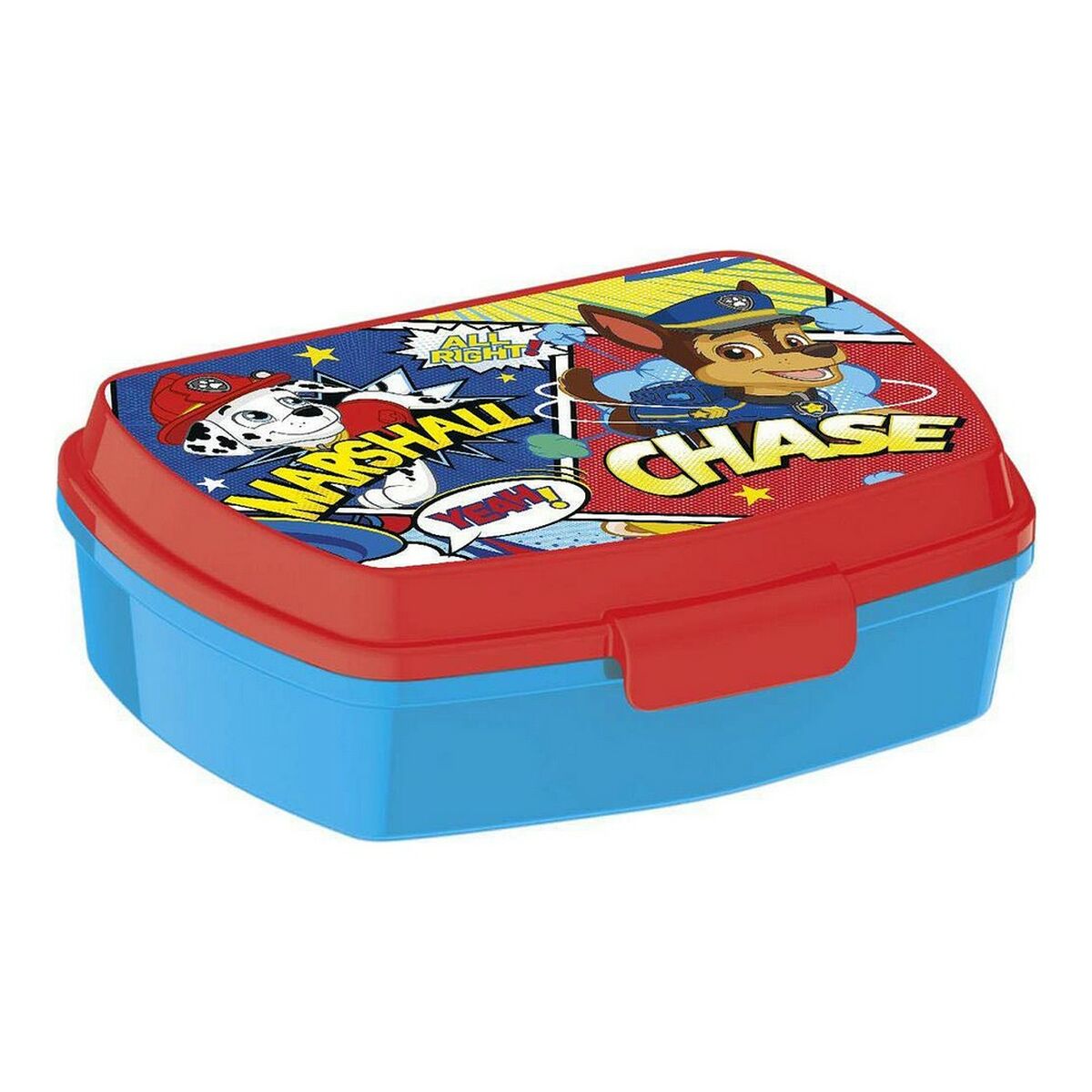 Smörgåslåda The Paw Patrol Friendship Röd Blå (17 x 5.6 x 13.3 cm)
