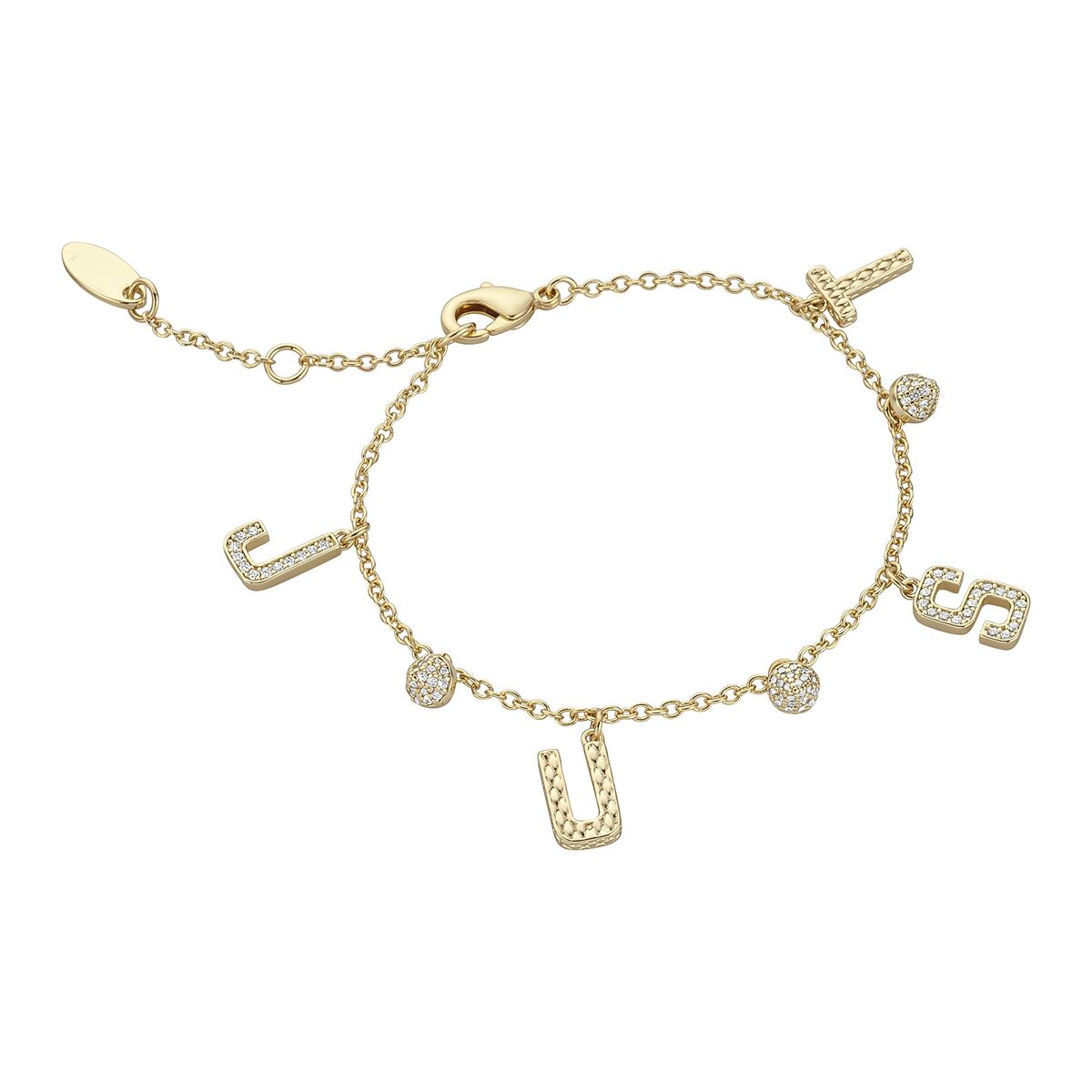 Damarmband Just Cavalli JCBR01233200 Gyllene