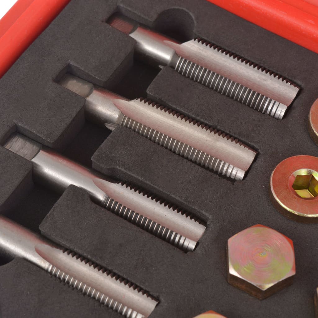 vidaXL Reparationssats för oljeplugg 64 delar set M13 M15 M17 M20 - 2