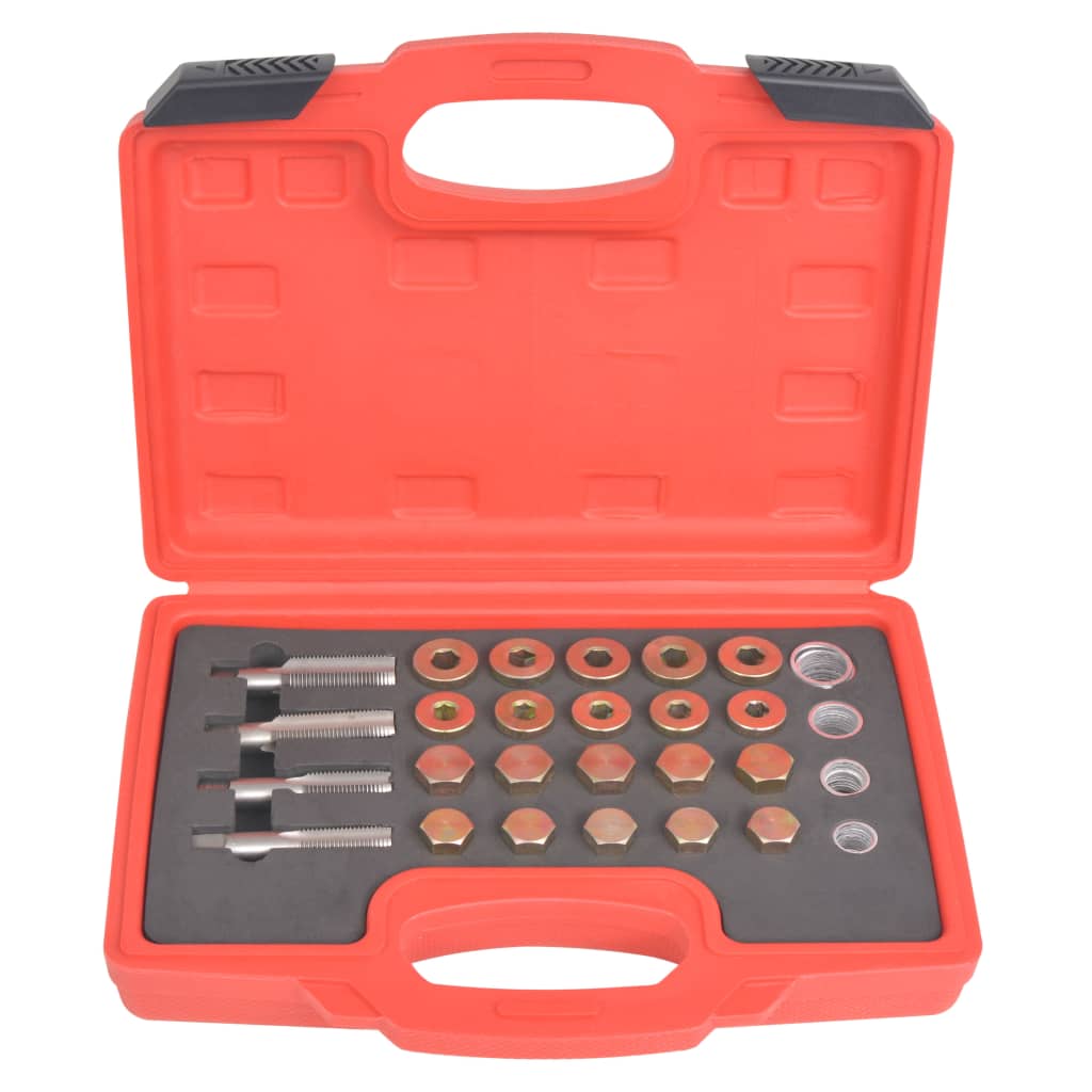 vidaXL Reparationssats för oljeplugg 64 delar set M13 M15 M17 M20 - 4