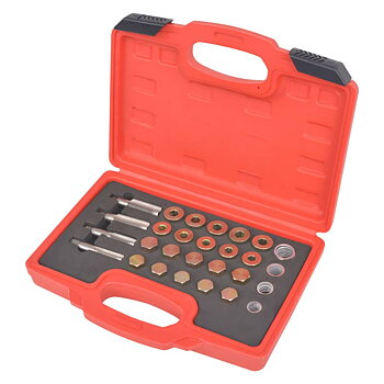 vidaXL Reparationssats för oljeplugg 64 delar set M13 M15 M17 M20