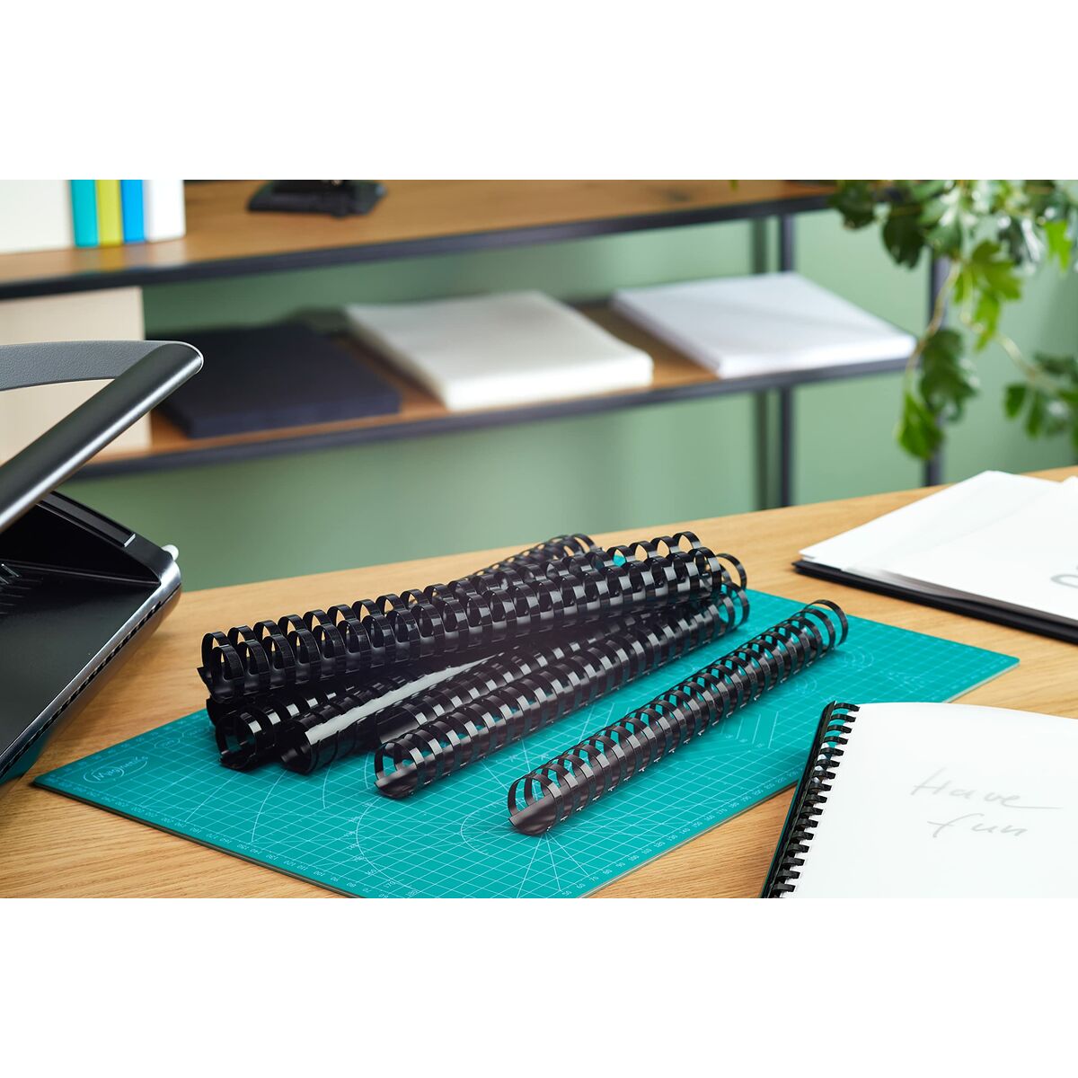 Bindande spiraler Fellowes 5348504 50 antal Svart PVC Ø 25 mm - 4