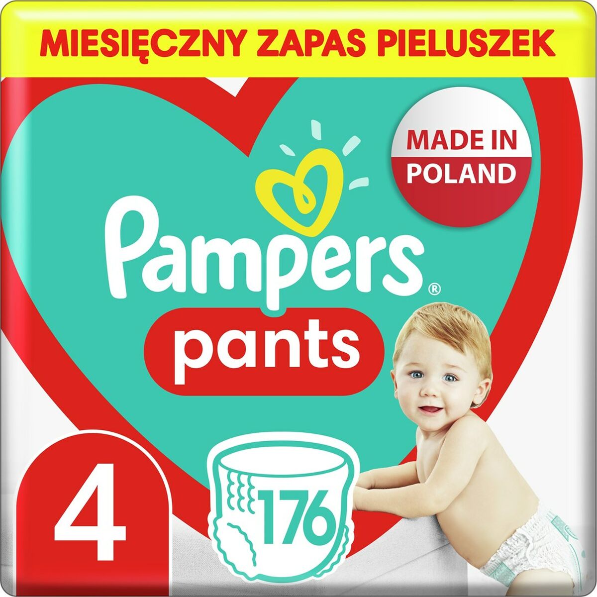 Engångsblöjor Pampers 4 (176 Antal) - 4