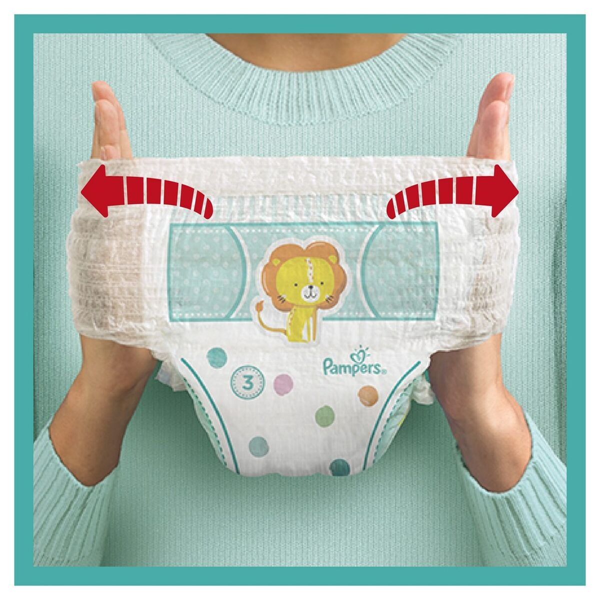 Engångsblöjor Pampers 4 (176 Antal) - 6