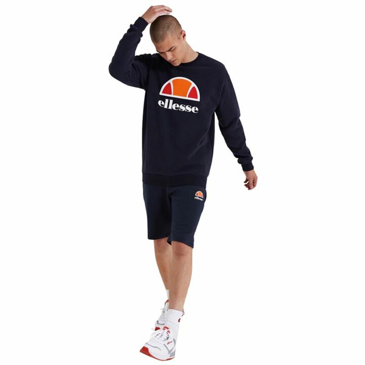 Sportshorts för män Ellesse Kraviz  Mörkblå - 13