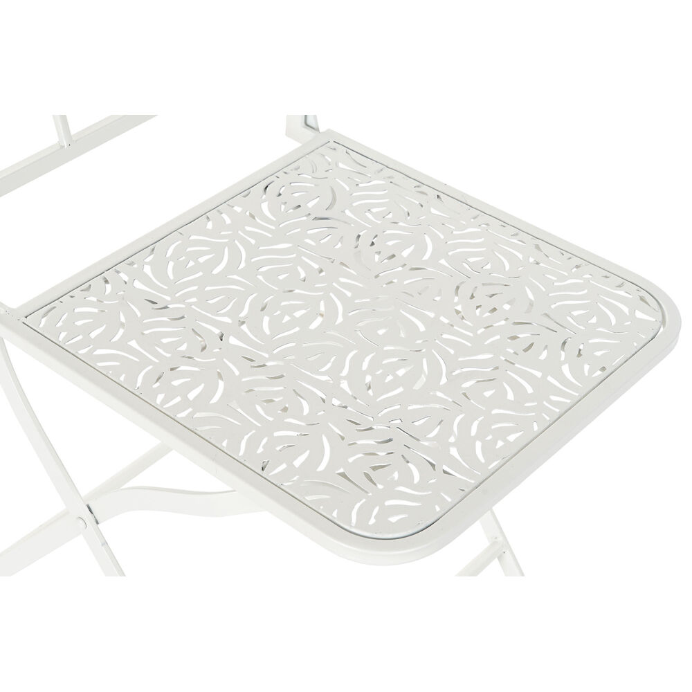 Kerti szék DKD Home Decor Vit Metall 40 x 48 x 93 cm - 2