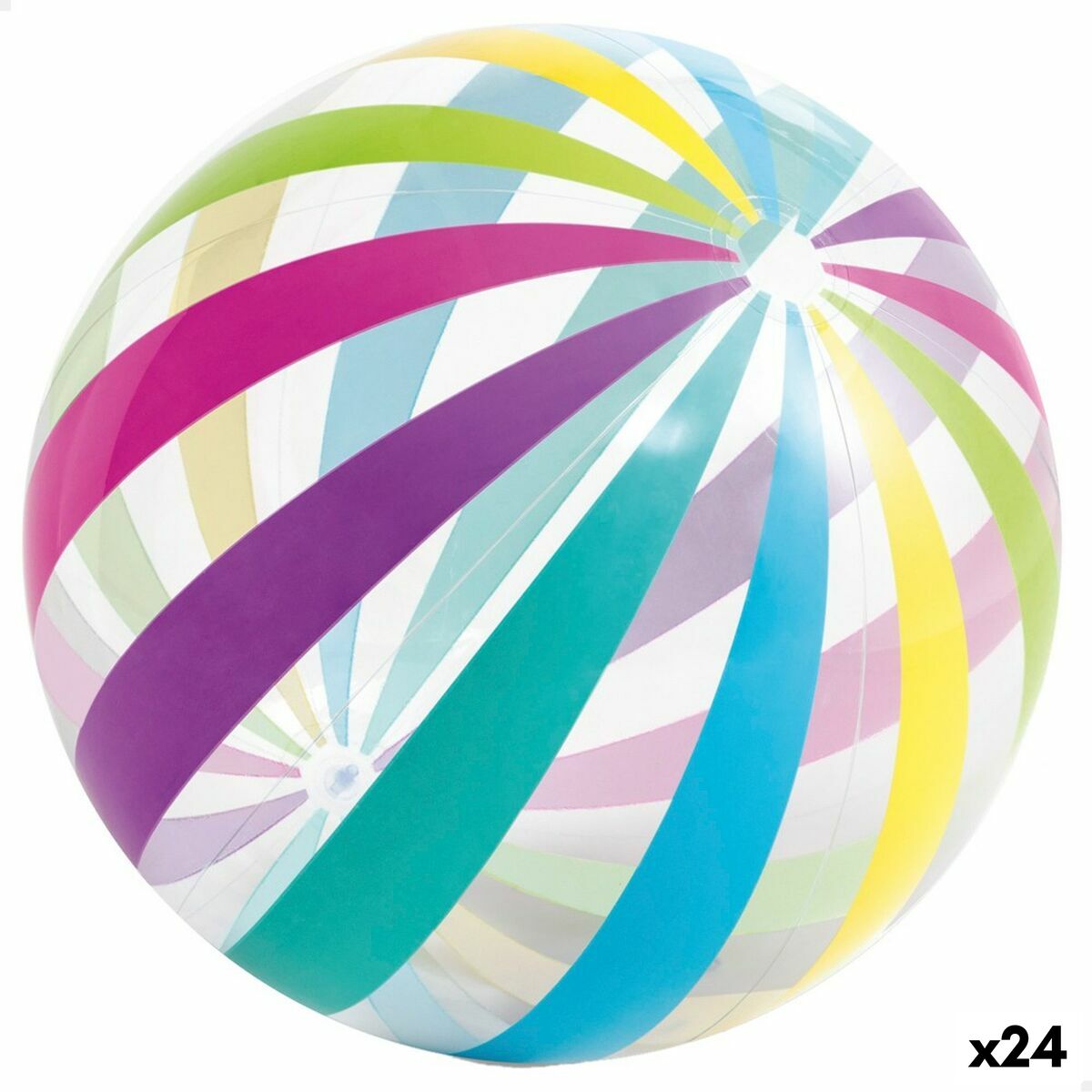 Strandboll Intex Jumbo Ø 107 cm PVC (24 antal) - 6
