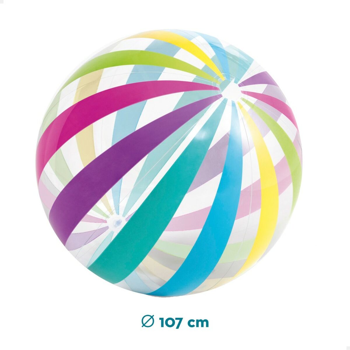 Strandboll Intex Jumbo Ø 107 cm PVC (24 antal) - 9