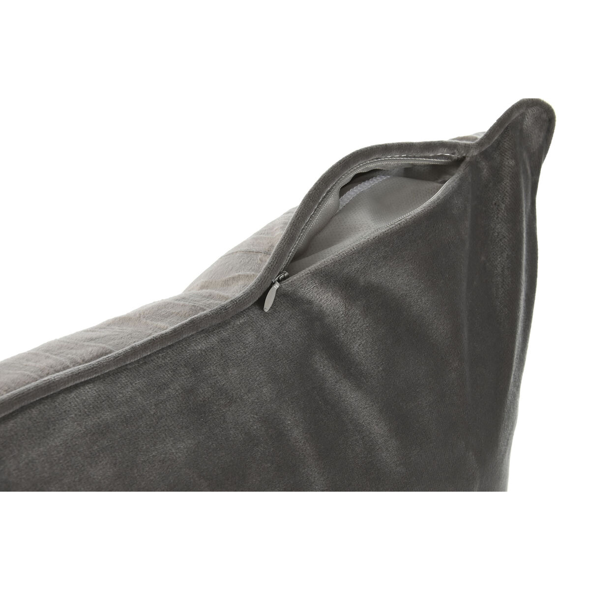 Kudde Home ESPRIT Ljusgrå 45 x 45 cm - 3