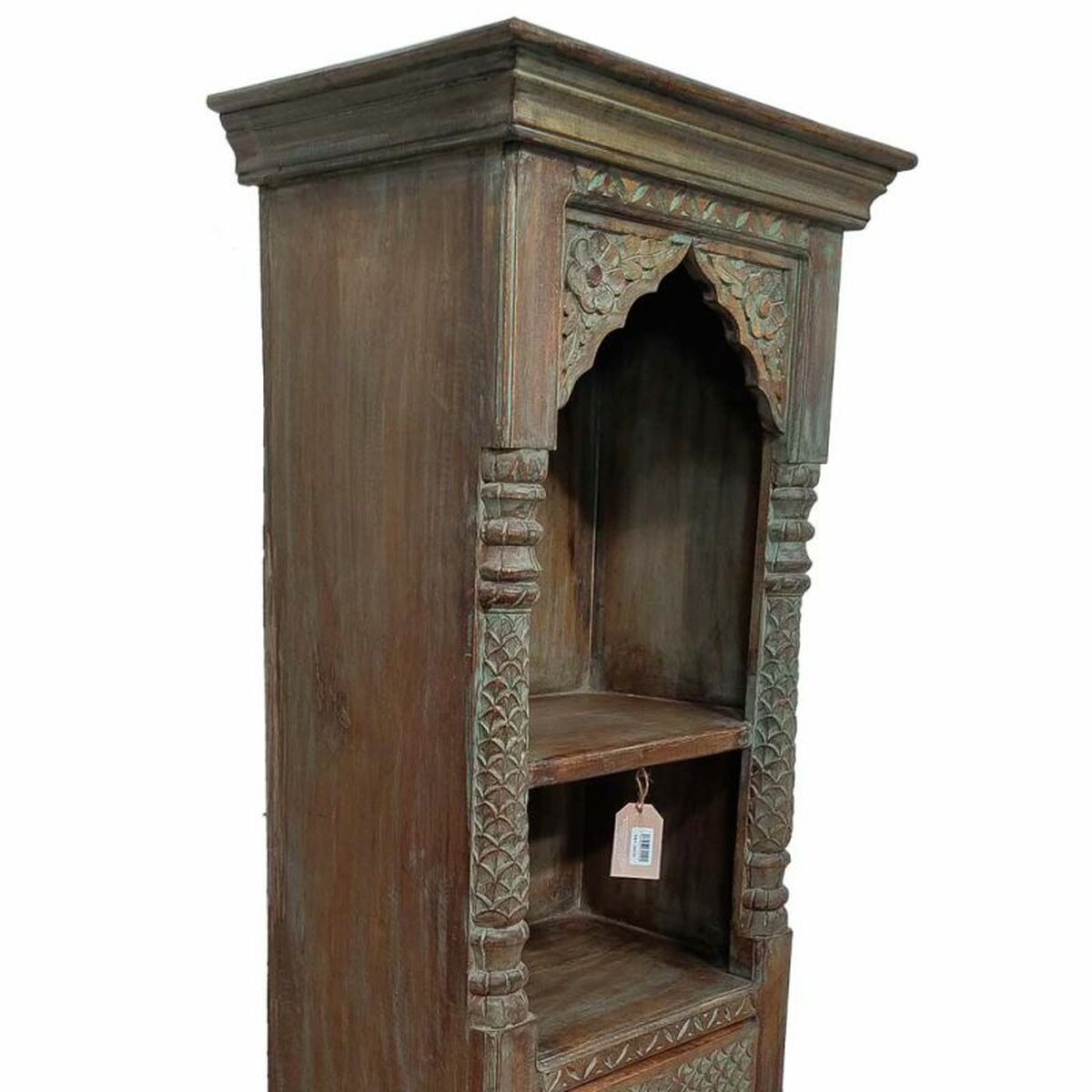 Bokhylla Alexandra House Living Brun Mangoträ 38 x 180 x 57 cm - 4