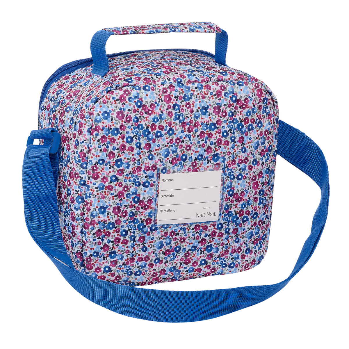 Termiskt tryck Nait Nait Flores coimbra azul Blå 20 x 20 x 15 cm - 2