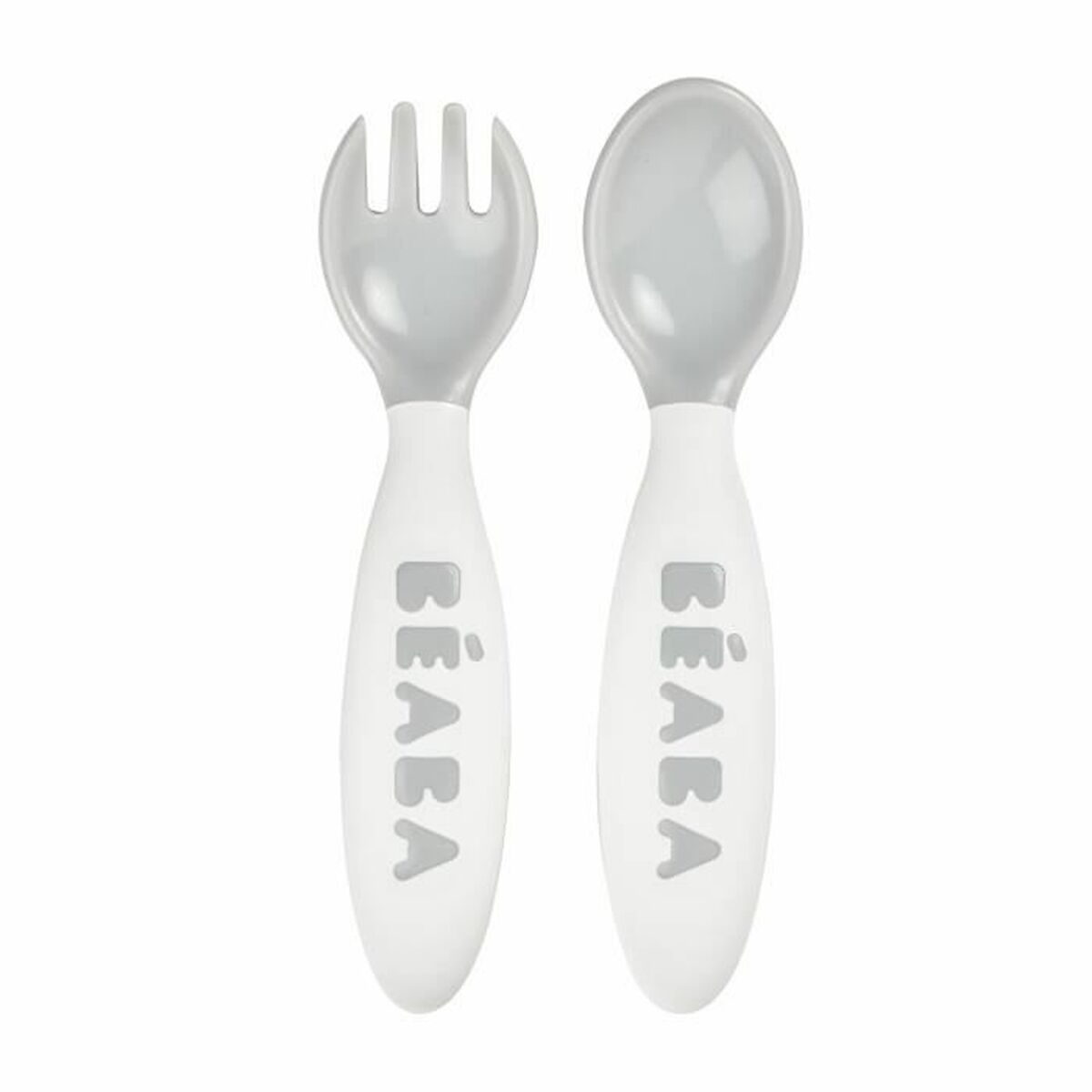 Bestick Béaba Grå Plast (2 antal) - 3