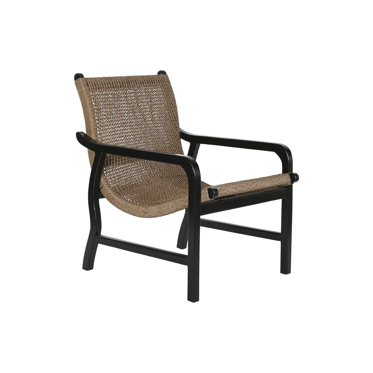 Fåtölj Home ESPRIT Rattan Teak 66 x 73 x 80 cm