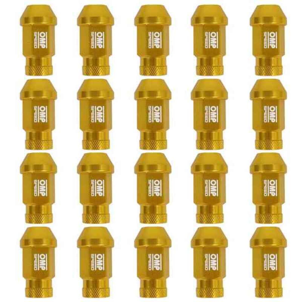 Set Skruv OMP 7075 40 mm M14 x 1,50 20 uds Guld - 7