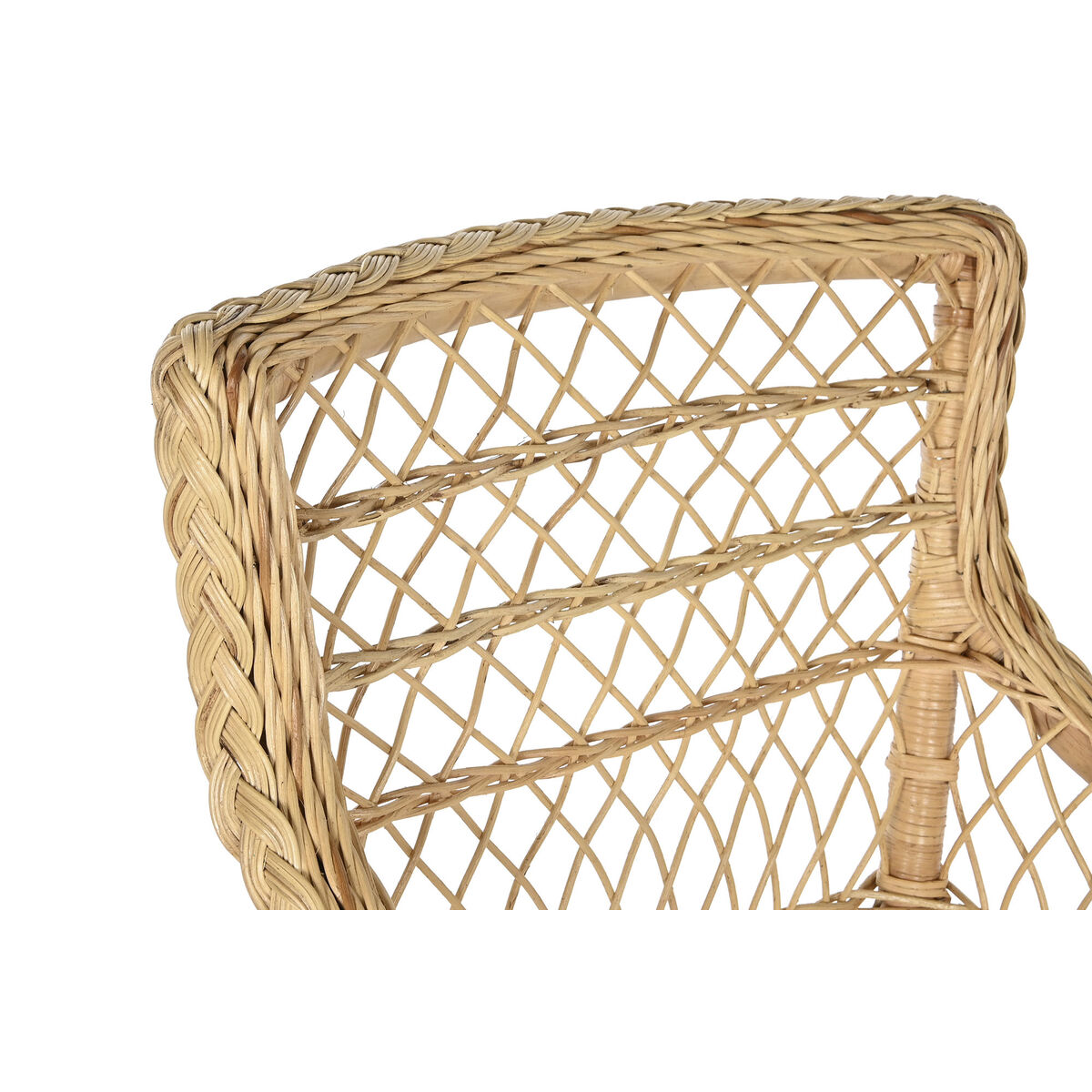Fåtölj DKD Home Decor Vit Naturell 56 x 63 x 86 cm - 7
