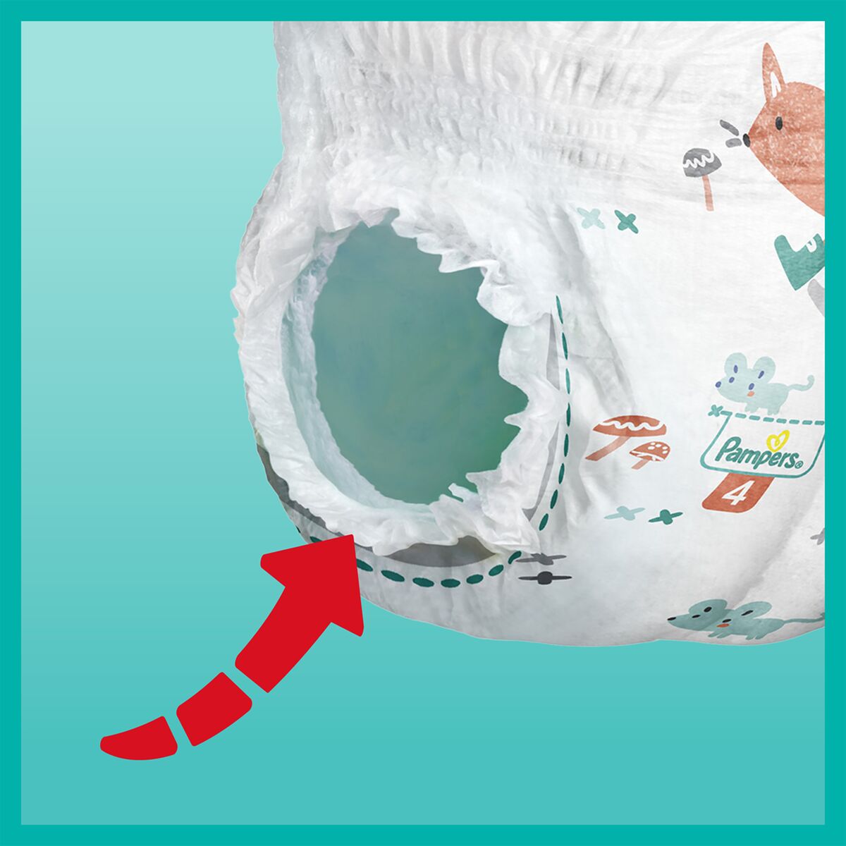 Engångsblöjor Pampers                                 9-15 kg 4 (114 Antal) - 6