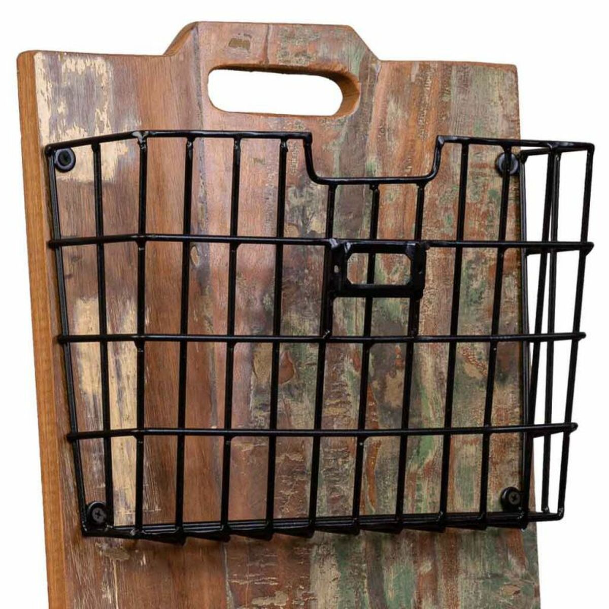 Hyllor Alexandra House Living Brun Trä Metall Järn 10 x 90 x 33 cm - 5