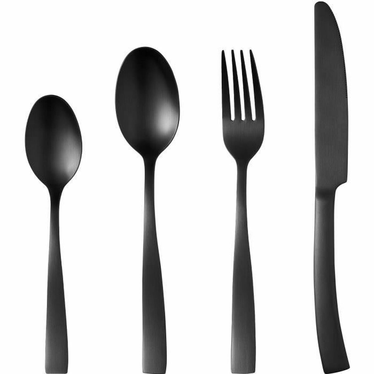 Bestick Arthur Martin AM5136 Svart Rostfritt stål 24 Delar