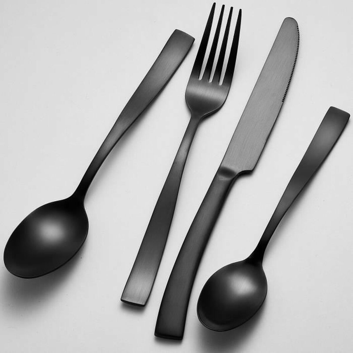 Bestick Arthur Martin AM5136 Svart Rostfritt stål 24 Delar - 3