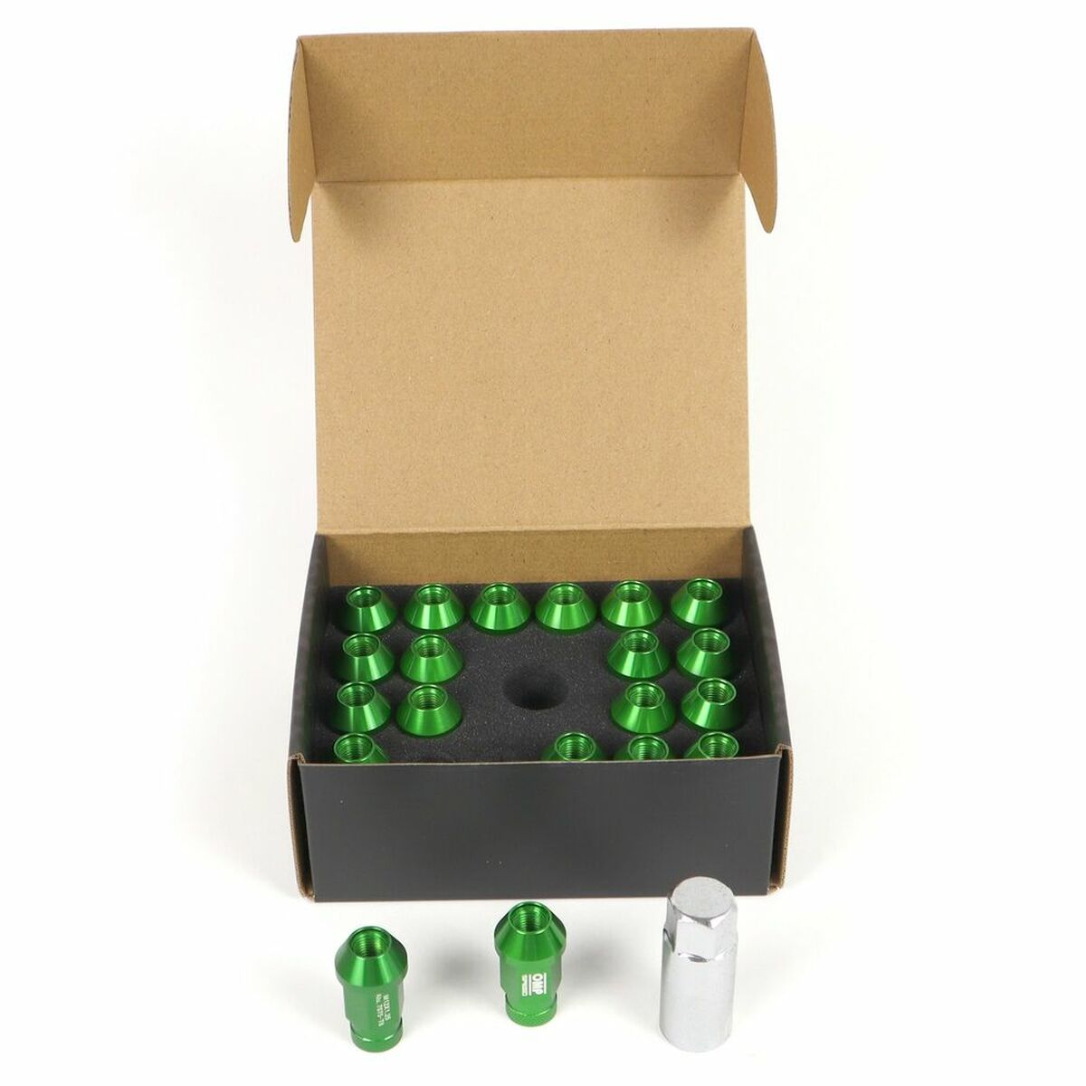 Set Skruv OMP 7075 40 mm M14 x 1,50 20 uds Grön - 7