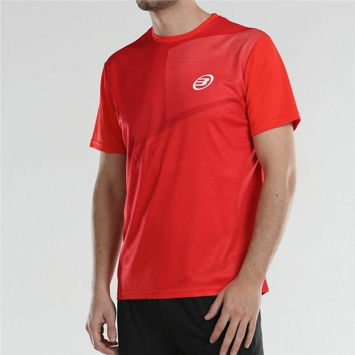 T-shirt med kortärm Herr Bullpadel Afile Röd - 5