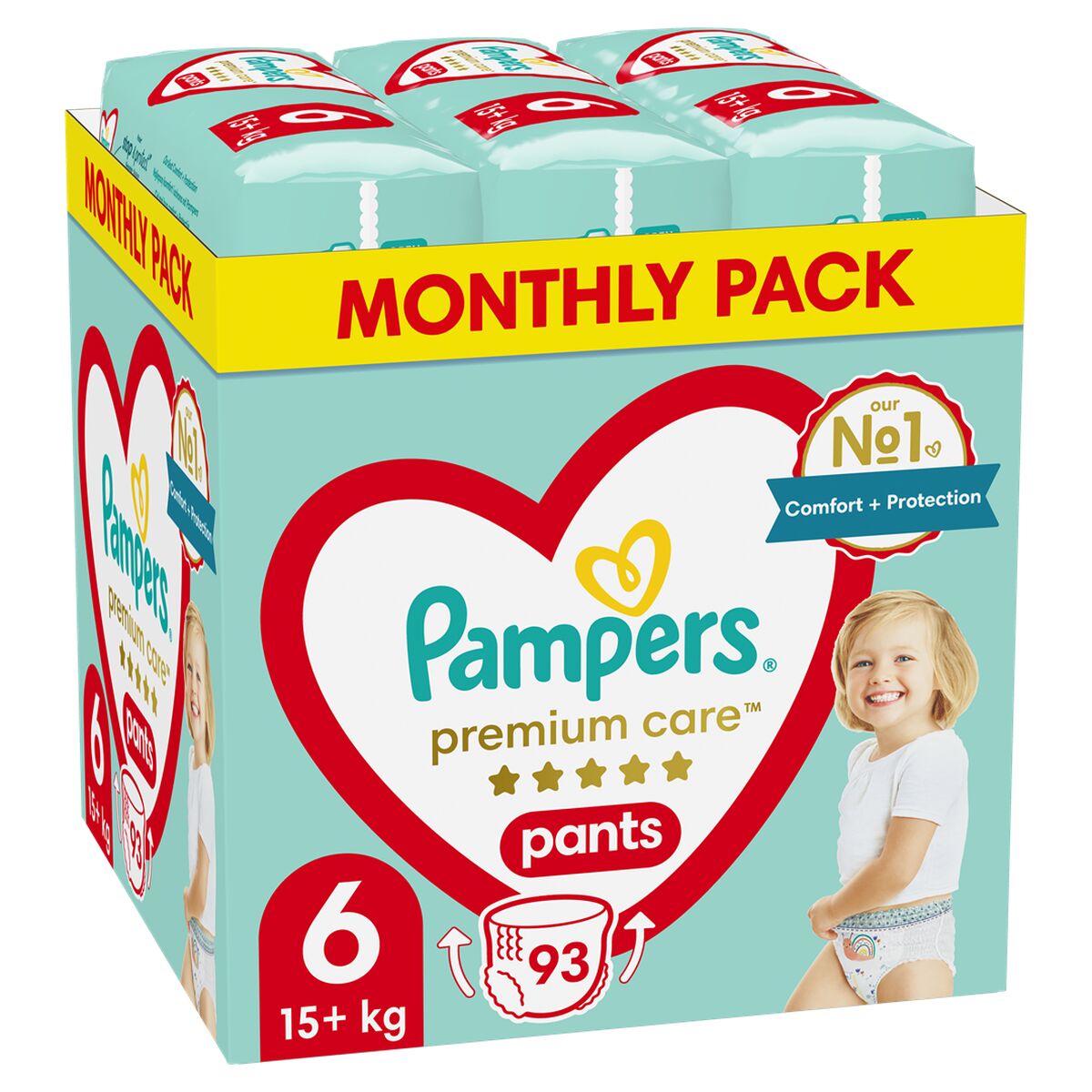 Engångsblöjor Pampers Premium 15-25 kg 6 (93 antal)