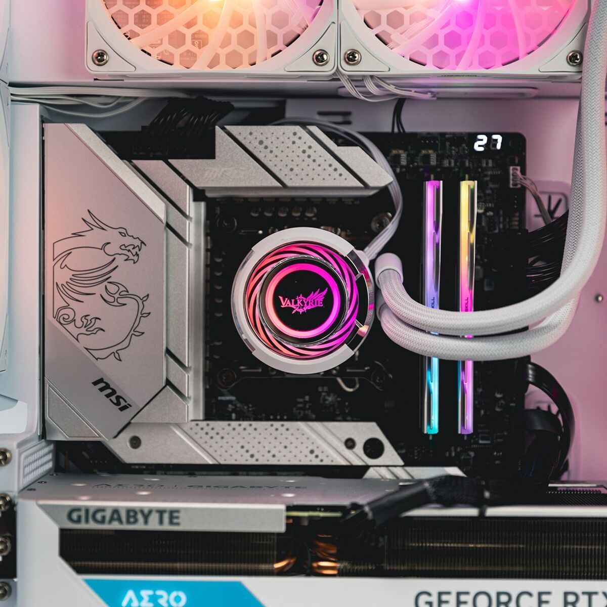 Flytande kylkit Valkyrie VK-AIOJR280W - 7