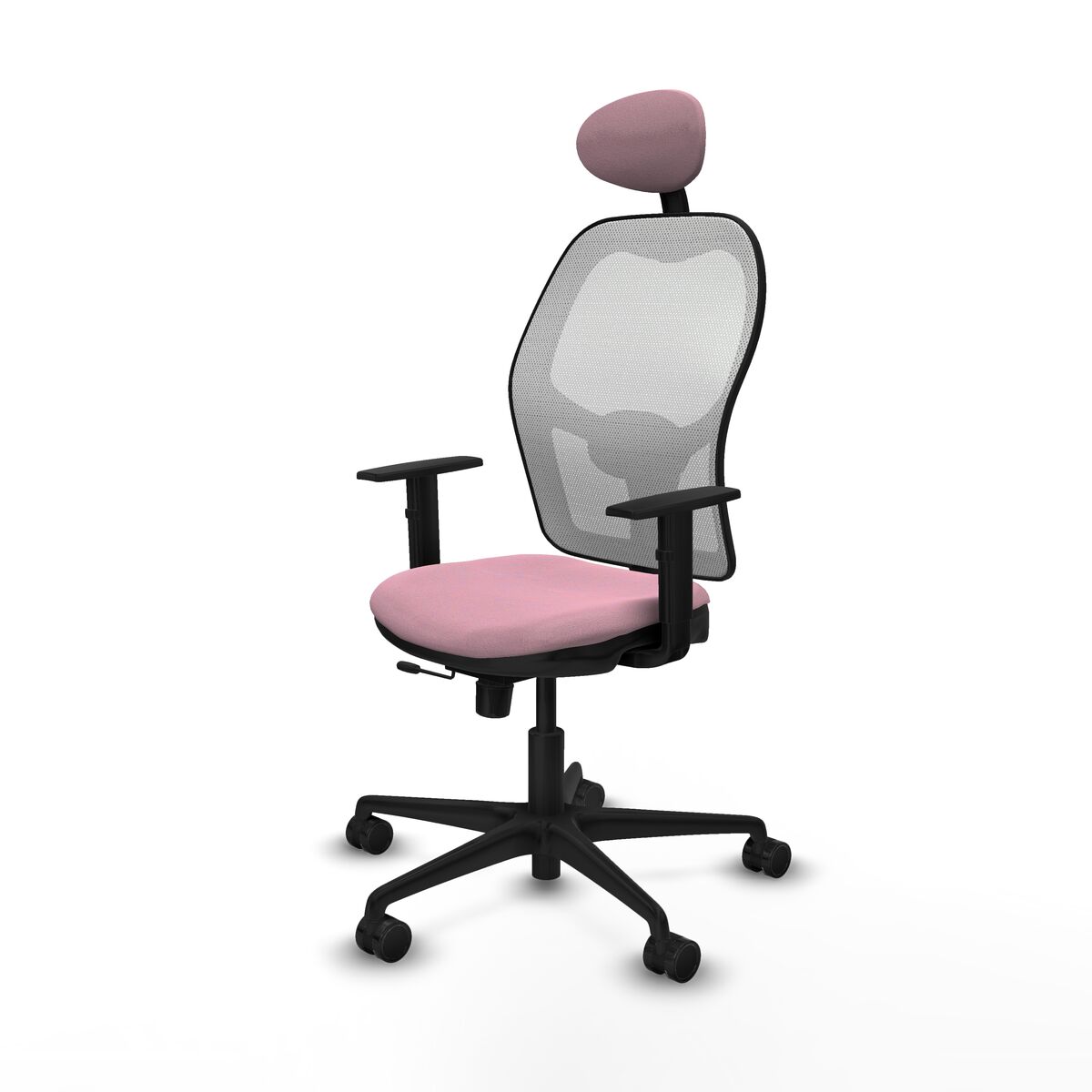 Kontorsstol med nackstöd Jorquera Piqueras y Crespo 1D036N1 Rosa - 2