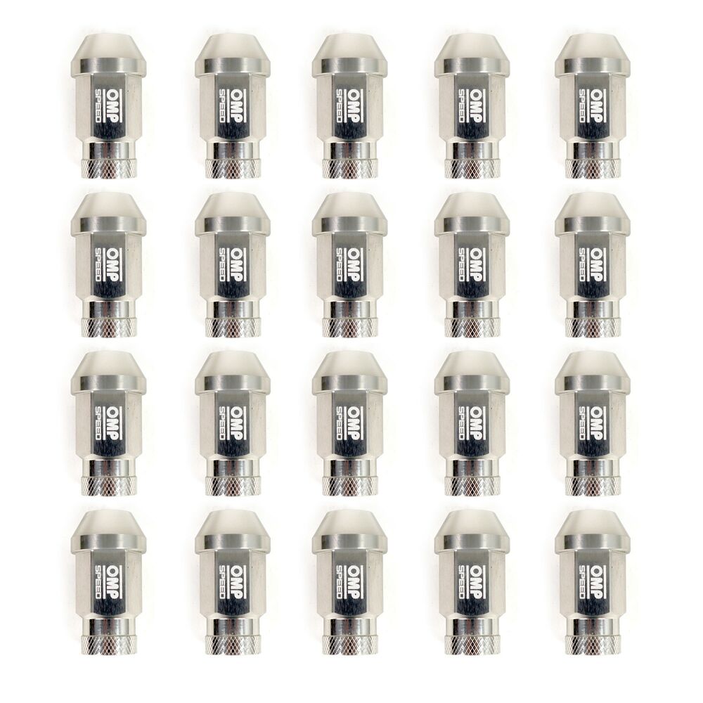 Set Skruv OMP 7075 40 mm M14 x 1,50 20 uds Silver - 2
