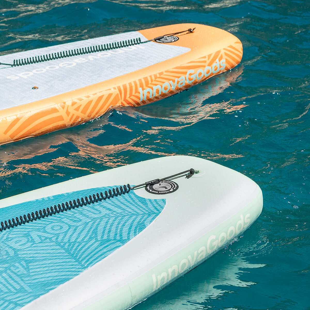 2-i-1 uppblåsbar paddel surfbräda med säte och tillbehör Siros InnovaGoods 10'5" 320 cm - 10