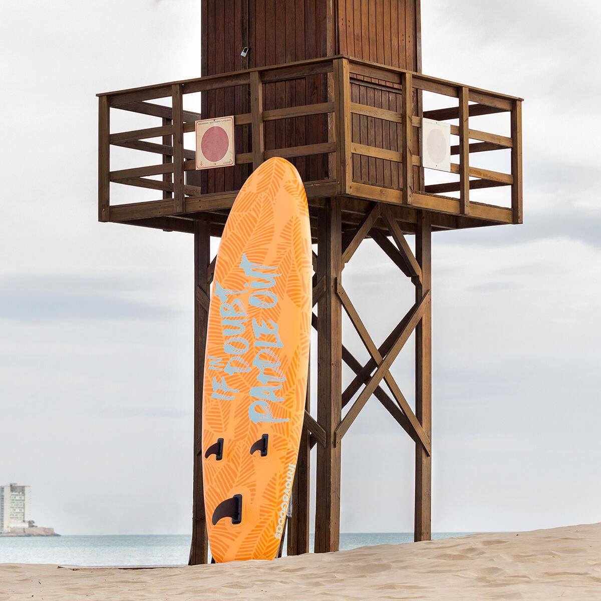 2-i-1 uppblåsbar paddel surfbräda med säte och tillbehör Siros InnovaGoods 10'5" 320 cm - 25