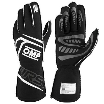 Karting Gloves OMP MY2025 Svart FIA 8856-2018