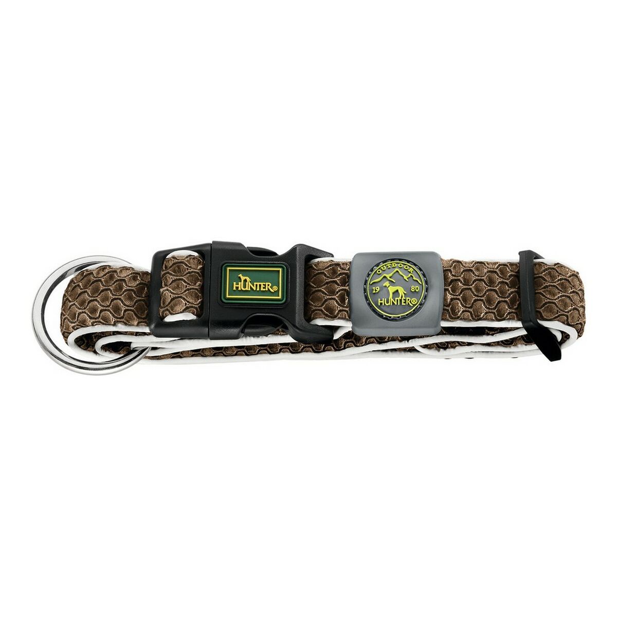 Hundhalsband Hunter Plus Tråd Brun Storlek L Brown (40-60 cm) - 3