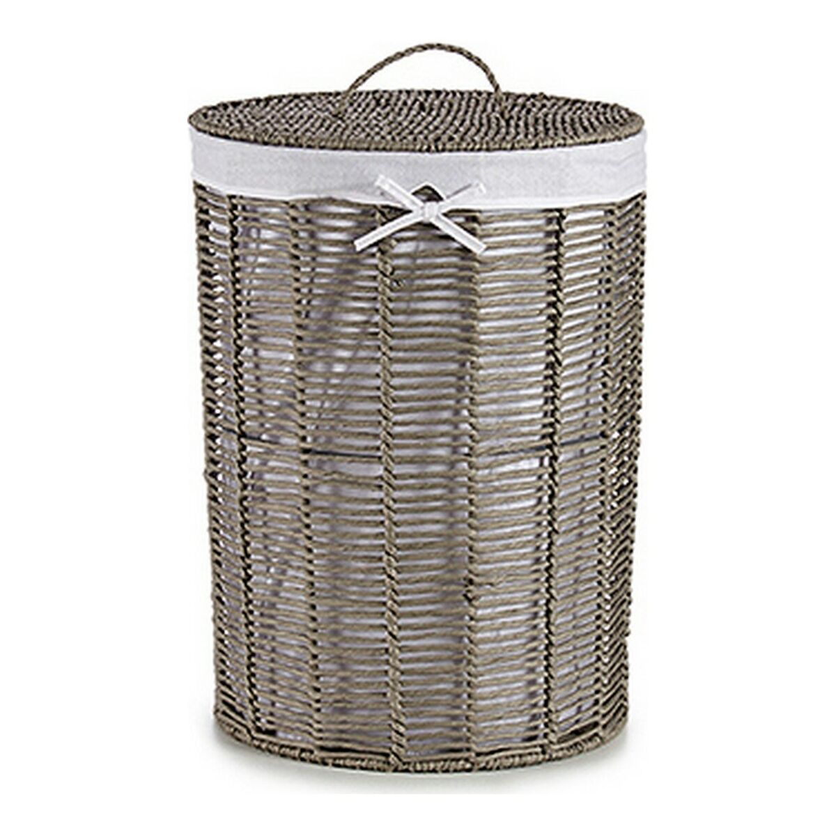 Tvättkorg Kipit Vit Grå vide 40 L 76 L 44 x 56 x 44 cm - 3