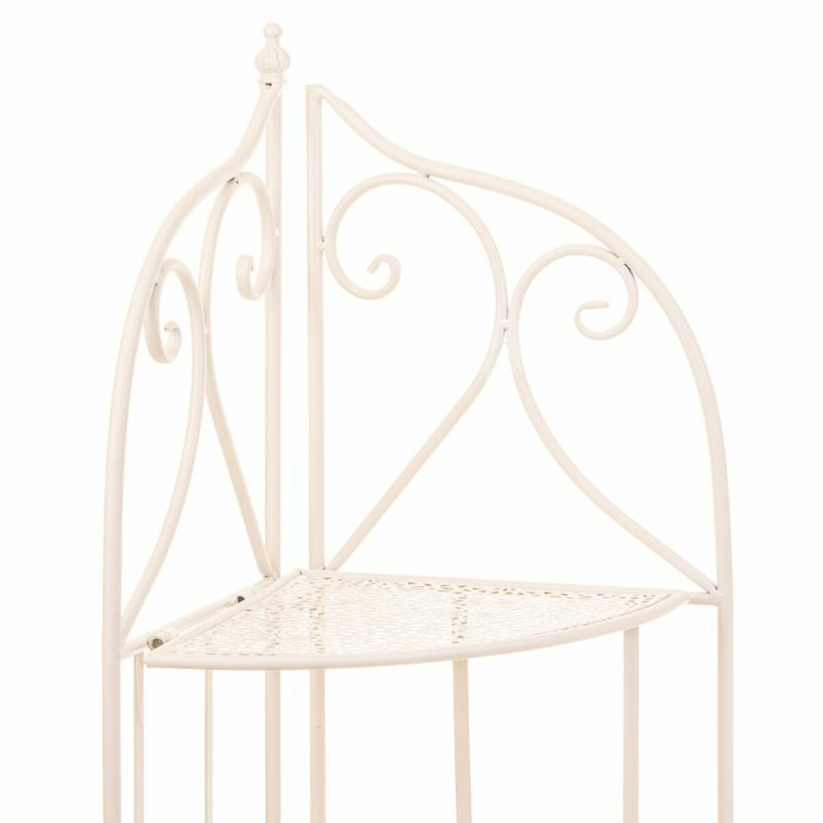 Vinkelhylla Alexandra House Living Vit Metall Järn Smide 30 x 38 x 30 cm - 6