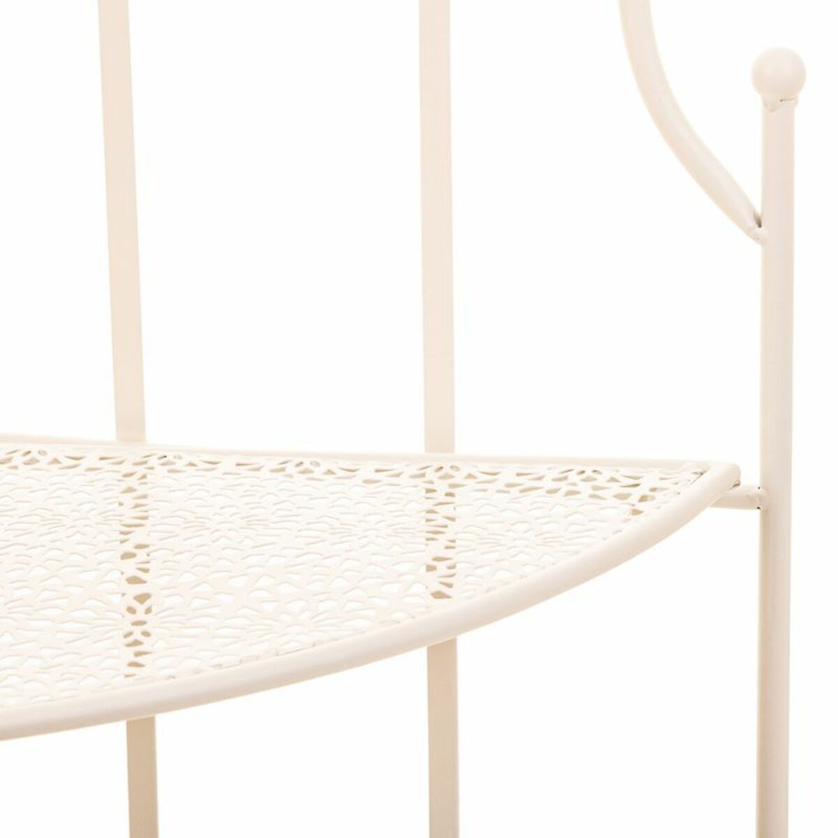 Vinkelhylla Alexandra House Living Vit Metall Järn Smide 30 x 38 x 30 cm - 7