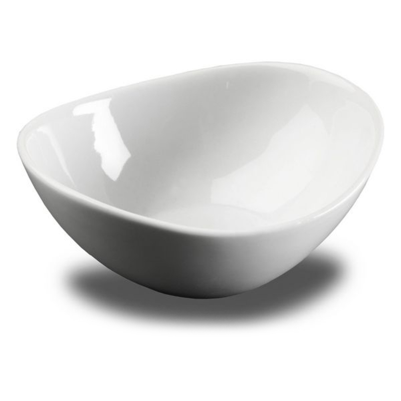Snacksskål Versa Vit Keramik Porslin 11,5 x 4,5 x 13,8 cm