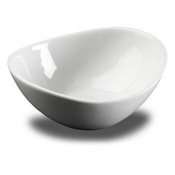 Snacksskål Versa Vit Keramik Porslin 11,5 x 4,5 x 13,8 cm
