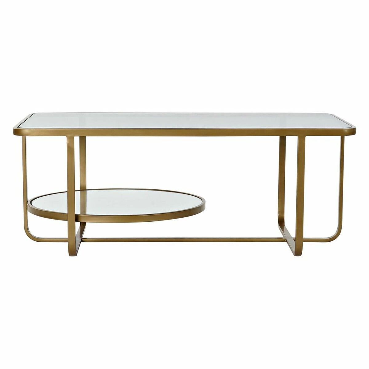 Soffbord DKD Home Decor Metall Glas 90 x 50 x 35 cm - 8