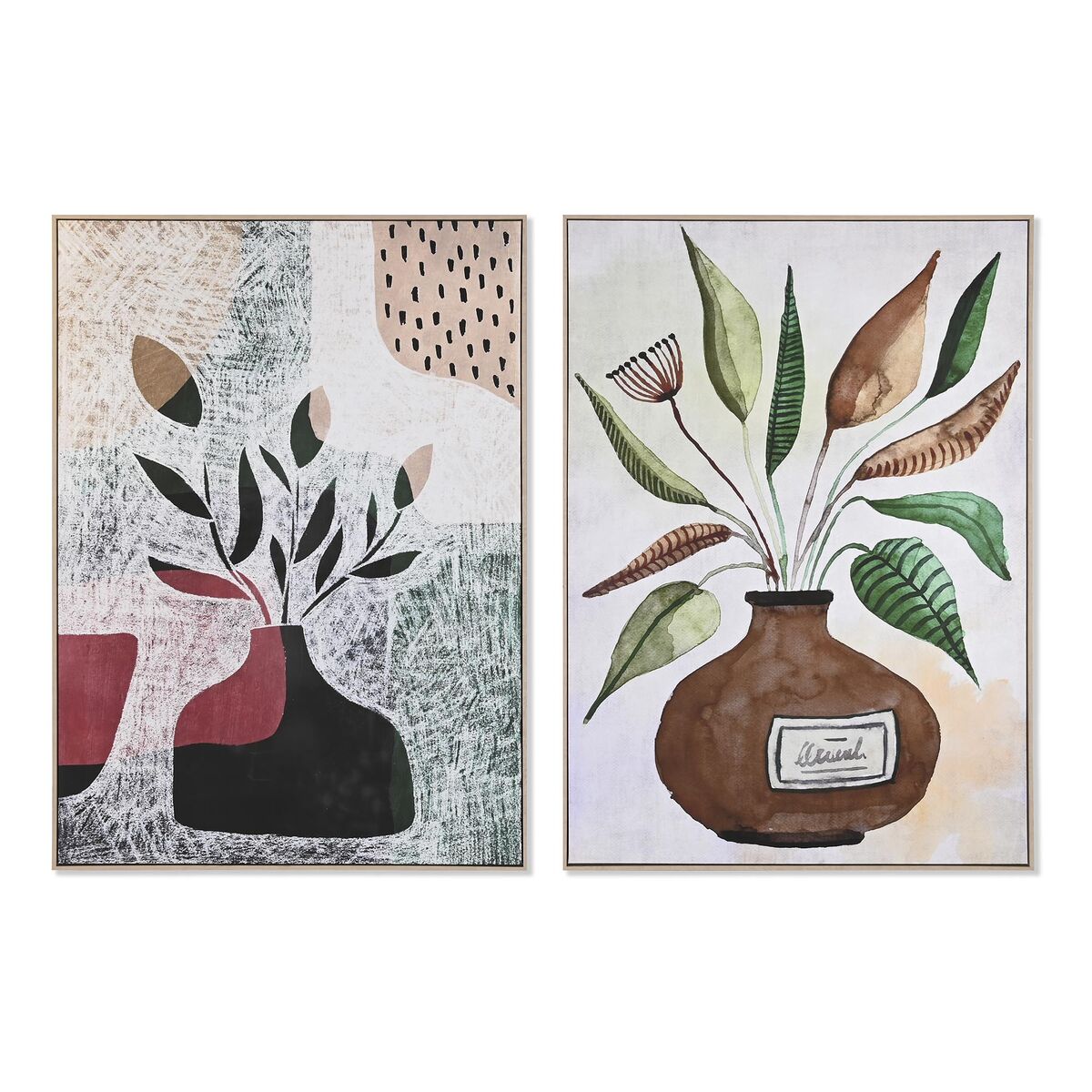 Kanvas DKD Home Decor polystyren Kanvas 102,5 x 4,3 x 142,6 cm
