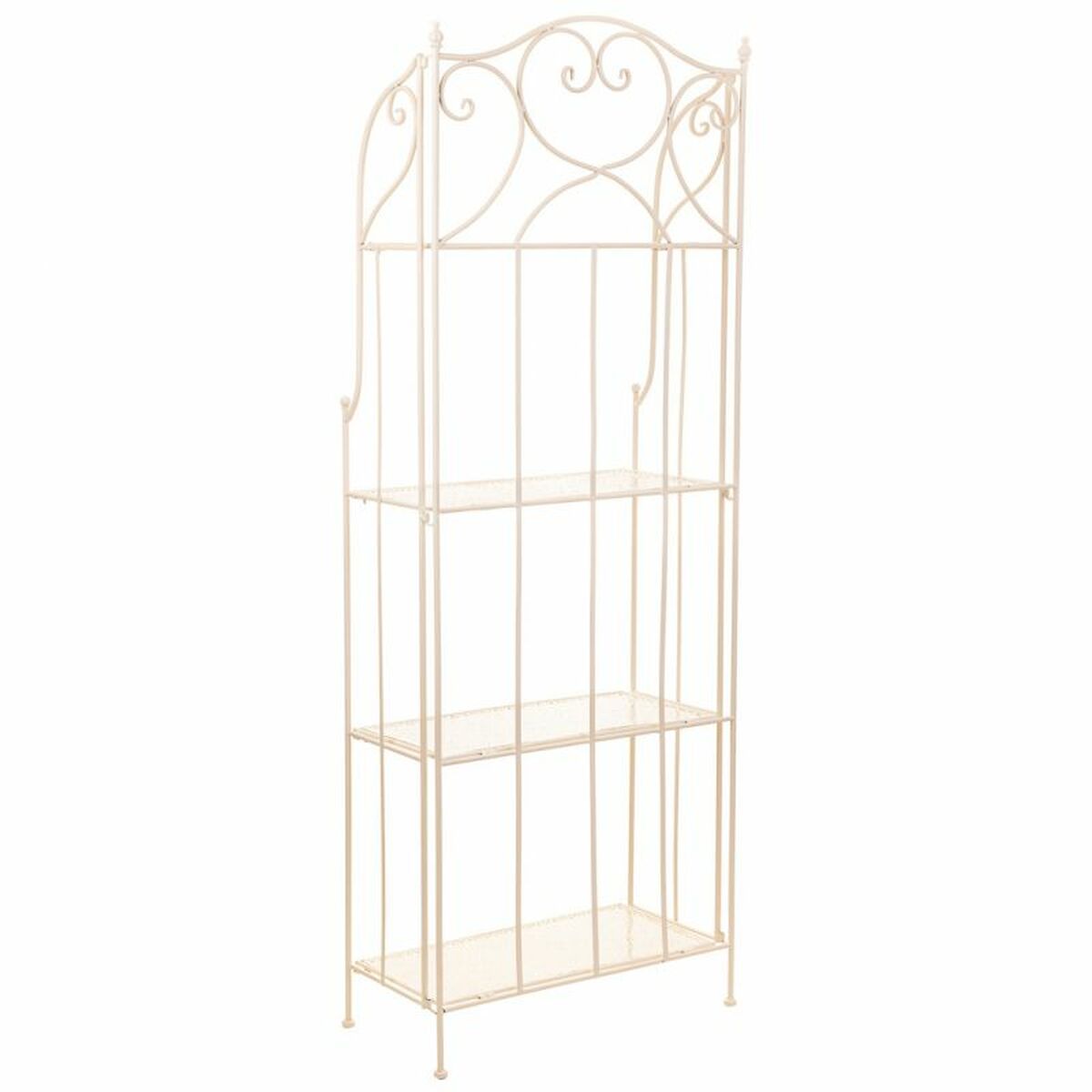 Bokhylla Alexandra House Living Vit Metall Järn 28 x 70 x 28 cm - 5