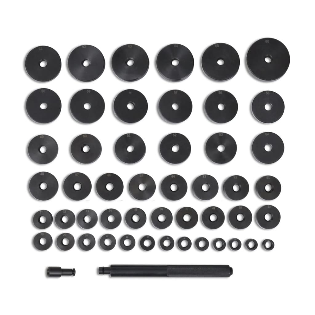 vidaXL Bussningsverktyg 18-65 mm 51-delar - 5