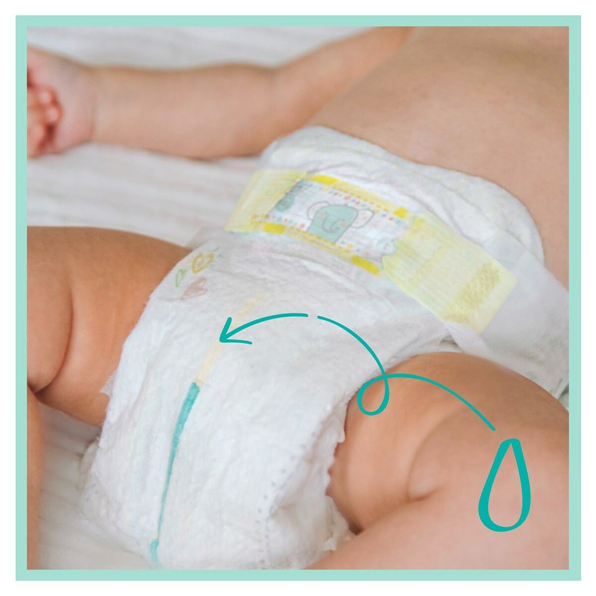 Engångsblöjor Pampers 3 (200 antal) - 5