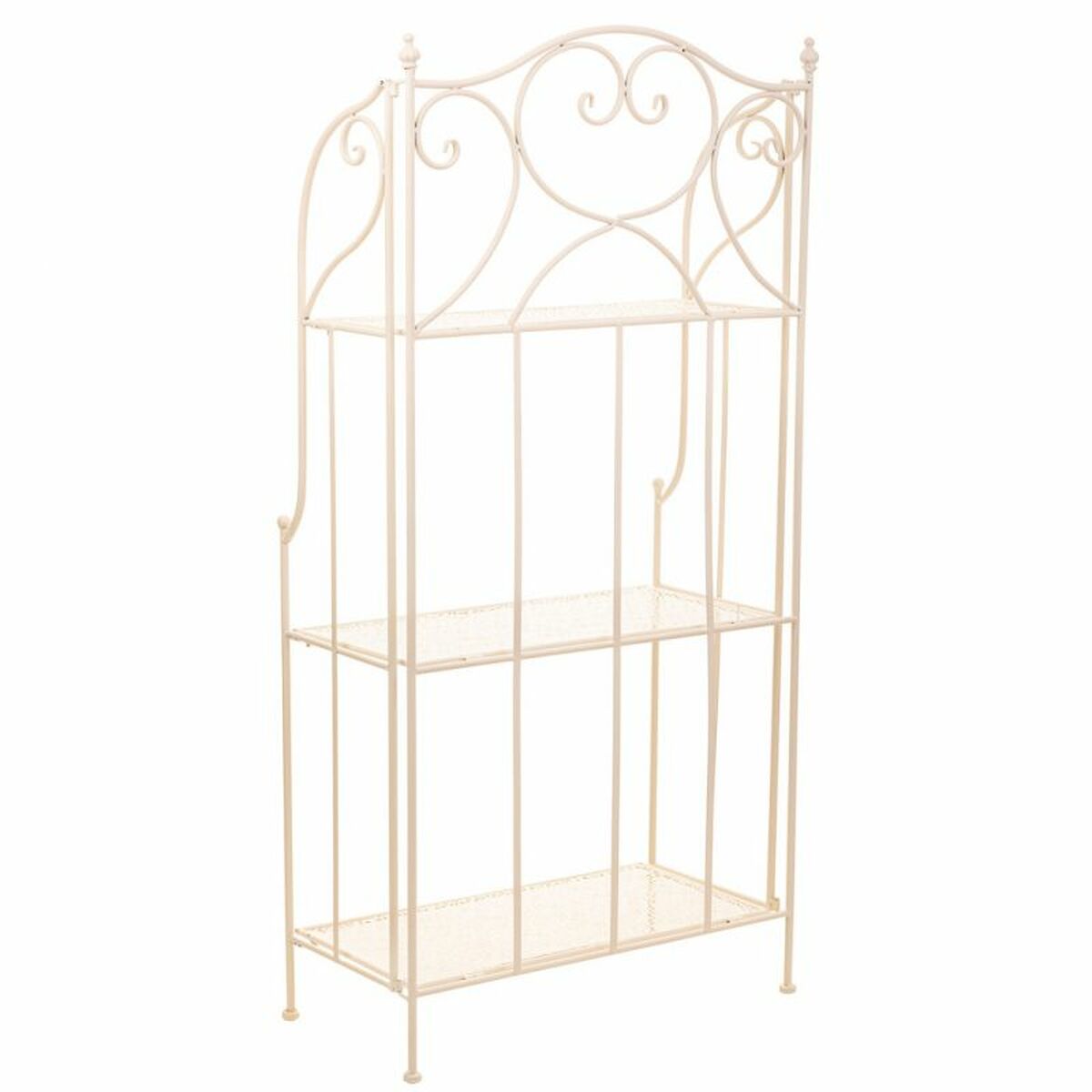 Bokhylla Alexandra House Living Vit Metall Järn 30 x 70 x 30 cm - 5
